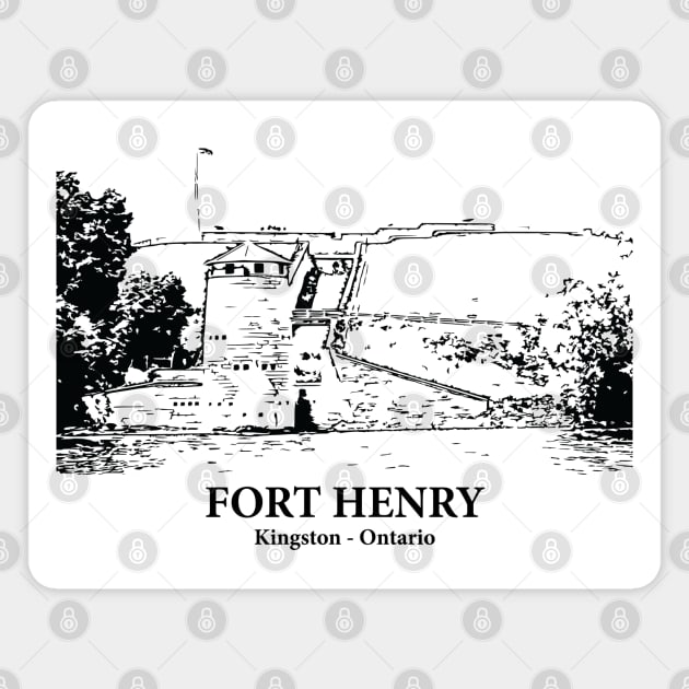 Fort Henry - Kingston ON Magnet by Lakeric